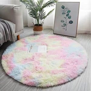 round rainbow rug online sale